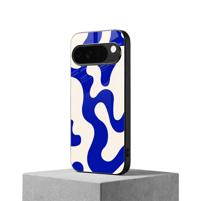 Blue Drift google pixel 10 pro xl mobile cover | shockproof glass phone case