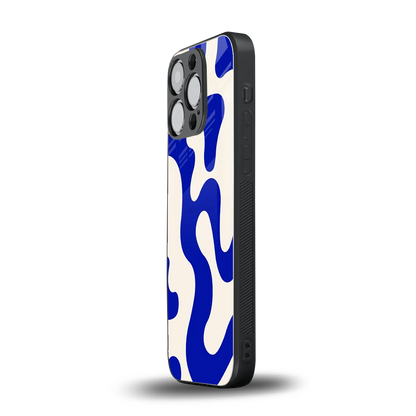 Blue Drift iphone 13 pro mobile cover | shockproof glass phone case