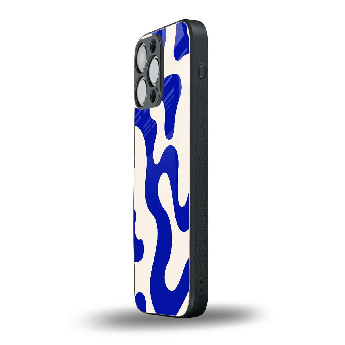 Blue Drift iphone 15 pro max mobile cover | shockproof glass phone case