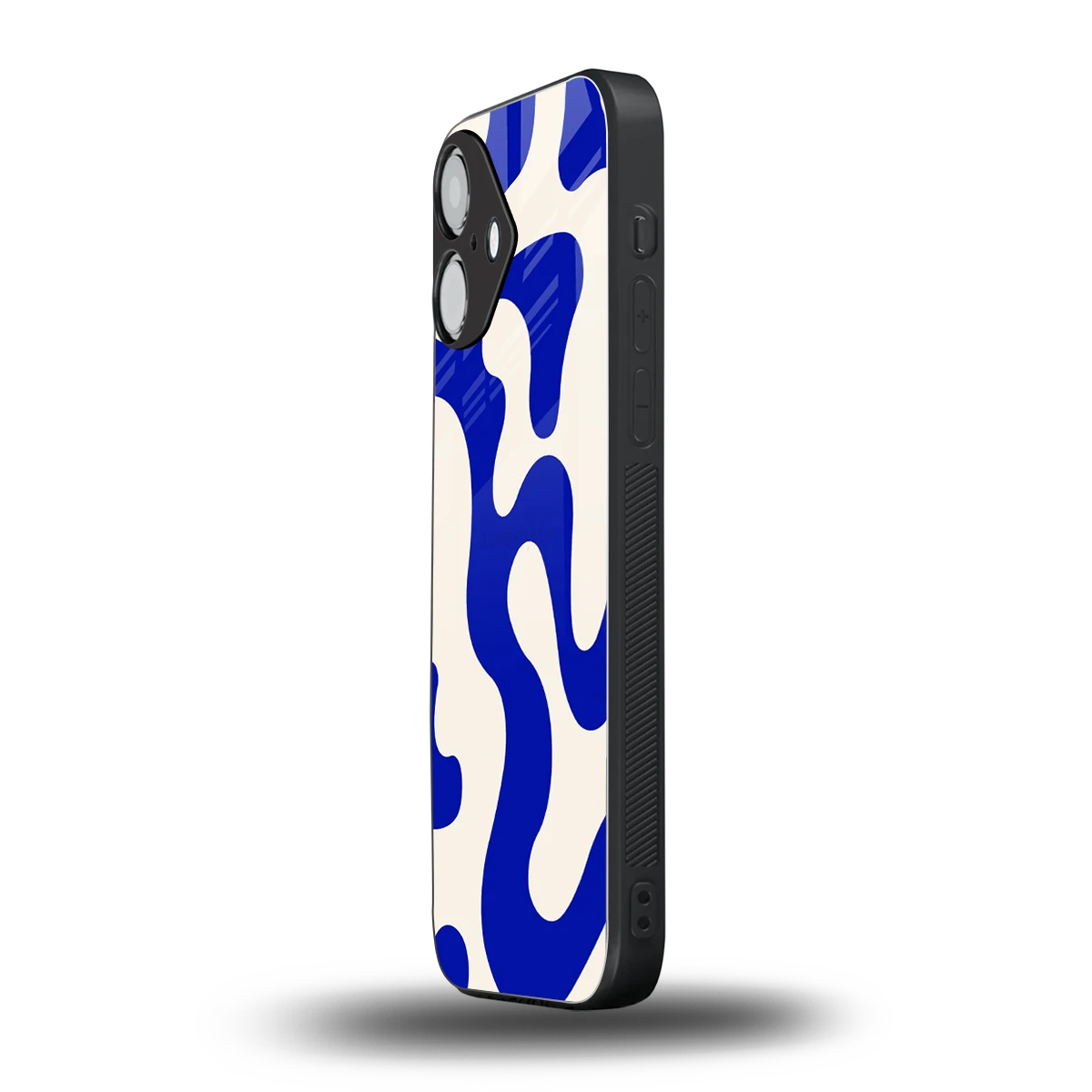 Blue Drift iPhone 16 mobile cover | shockproof glass phone case