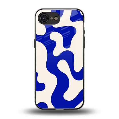 Blue Drift back phone cover | glass case for iphone 17e