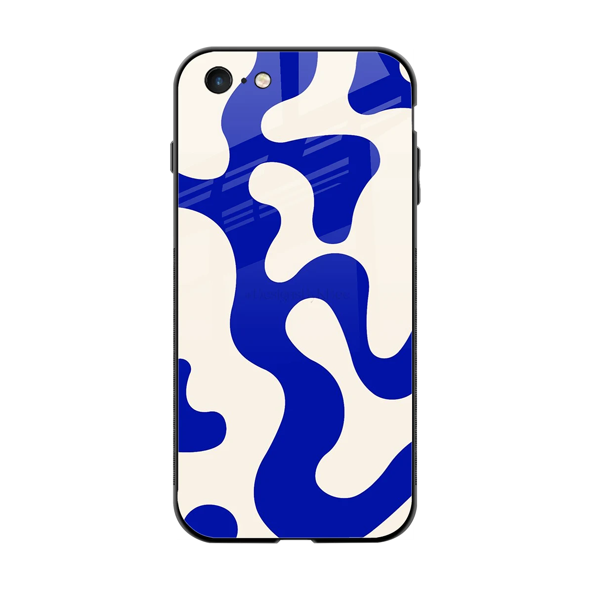 Blue Drift back phone cover | glass case for iphone 6