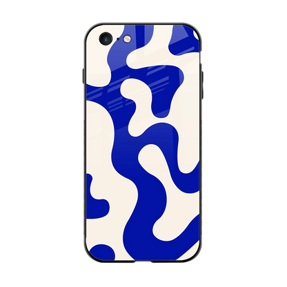 Blue Drift back phone cover | glass case for iphone 6s plus