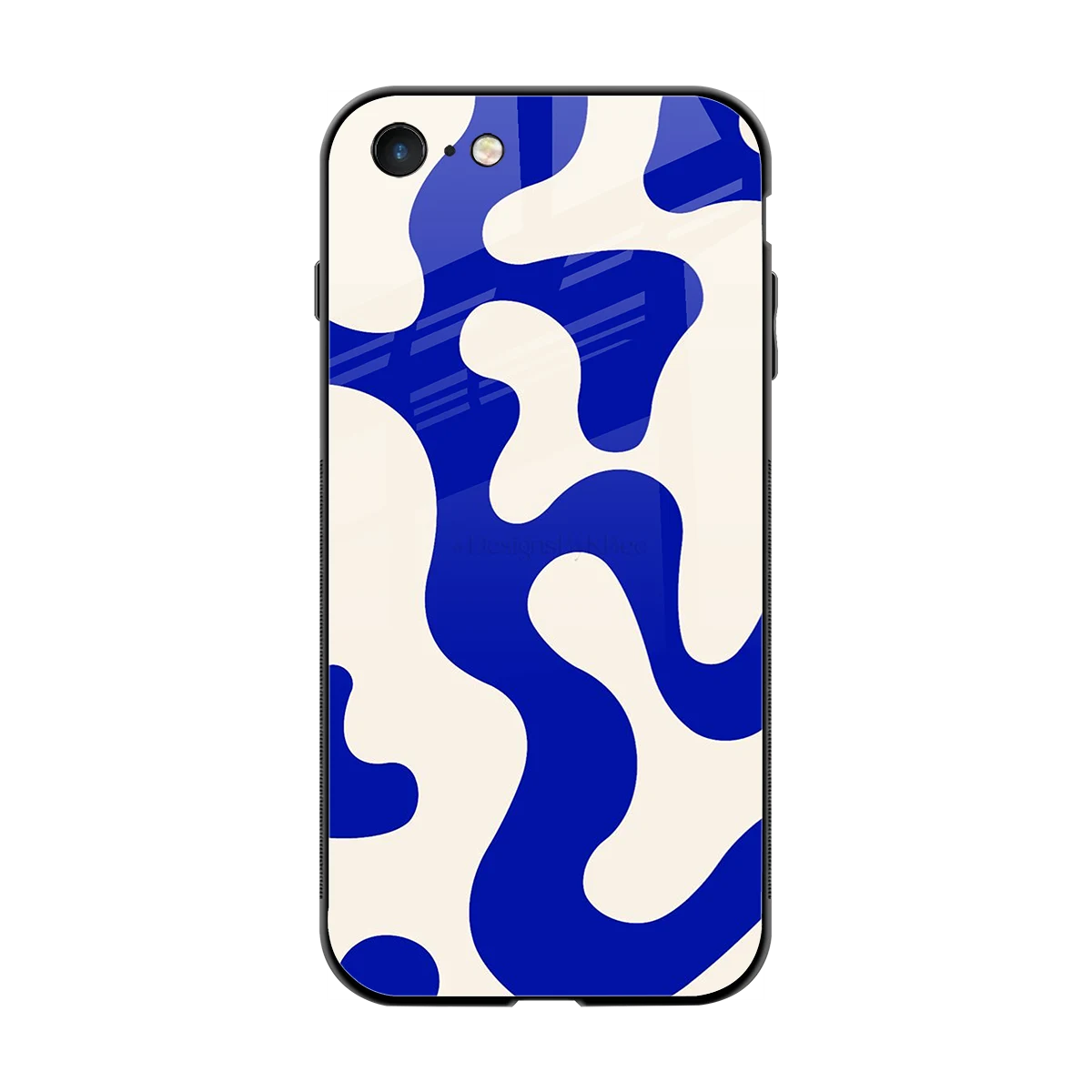 Blue Drift back phone cover | glass case for iphone 7