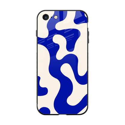 Blue Drift back phone cover | glass case for iphone 7