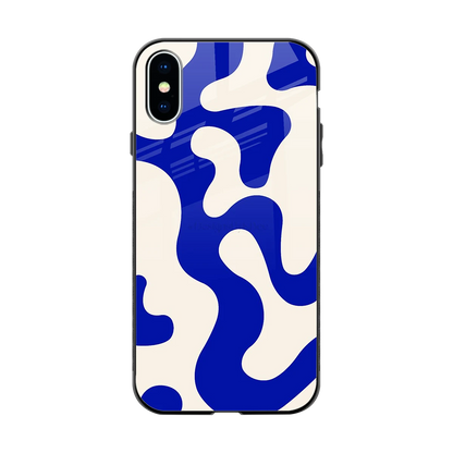 Blue Drift back phone cover | glass case for iphone x