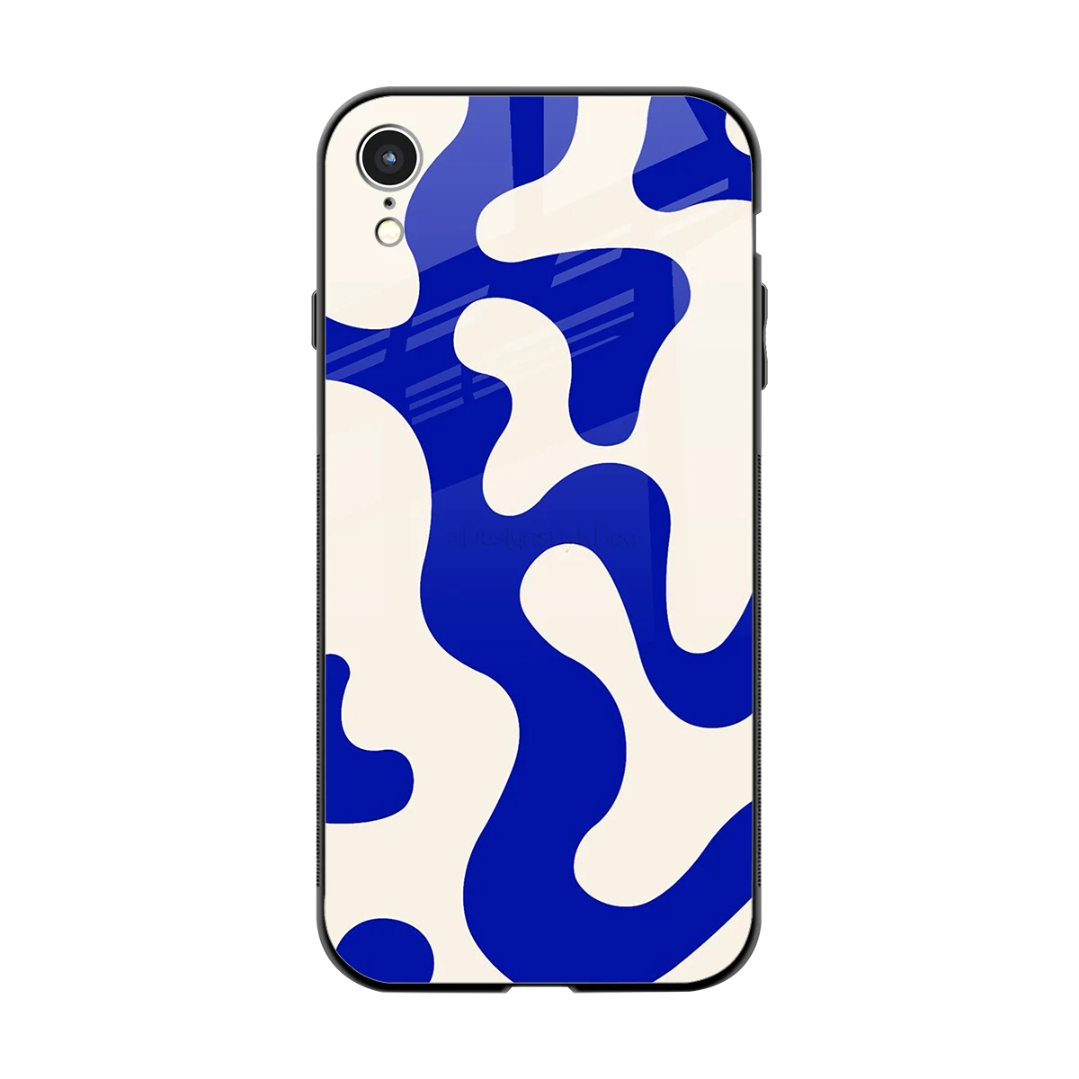 Blue Drift back phone cover | glass case for iphone xr
