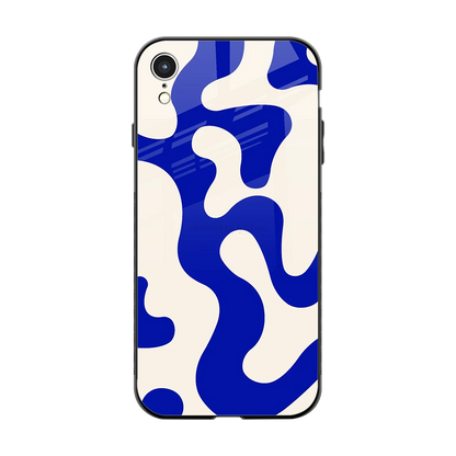 Blue Drift back phone cover | glass case for iphone xr