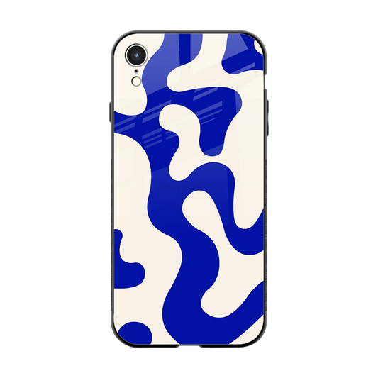 Blue Drift back phone cover | glass case for iphone xr