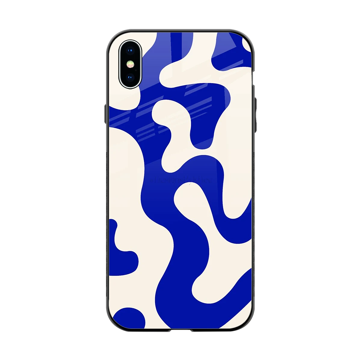 Blue Drift back phone cover | glass case for iphone xs max