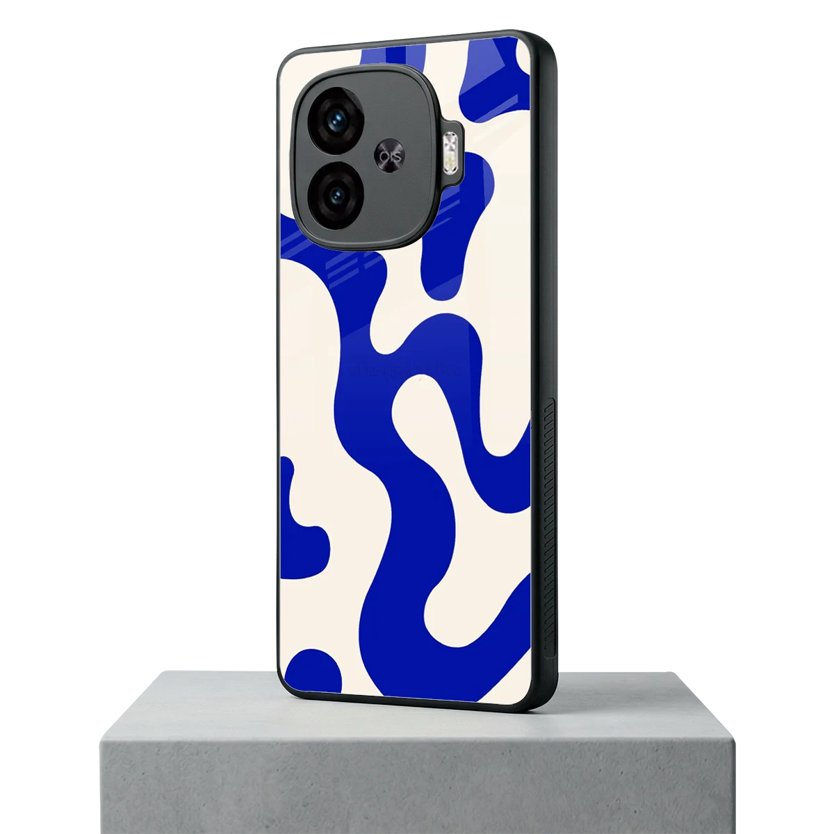 Blue Drift iqoo neo 10r 5g mobile cover | shockproof glass phone case