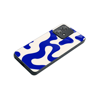 Blue Drift stylish phone case for motorola edge 40 neo 5g | glossy glass and slim fit