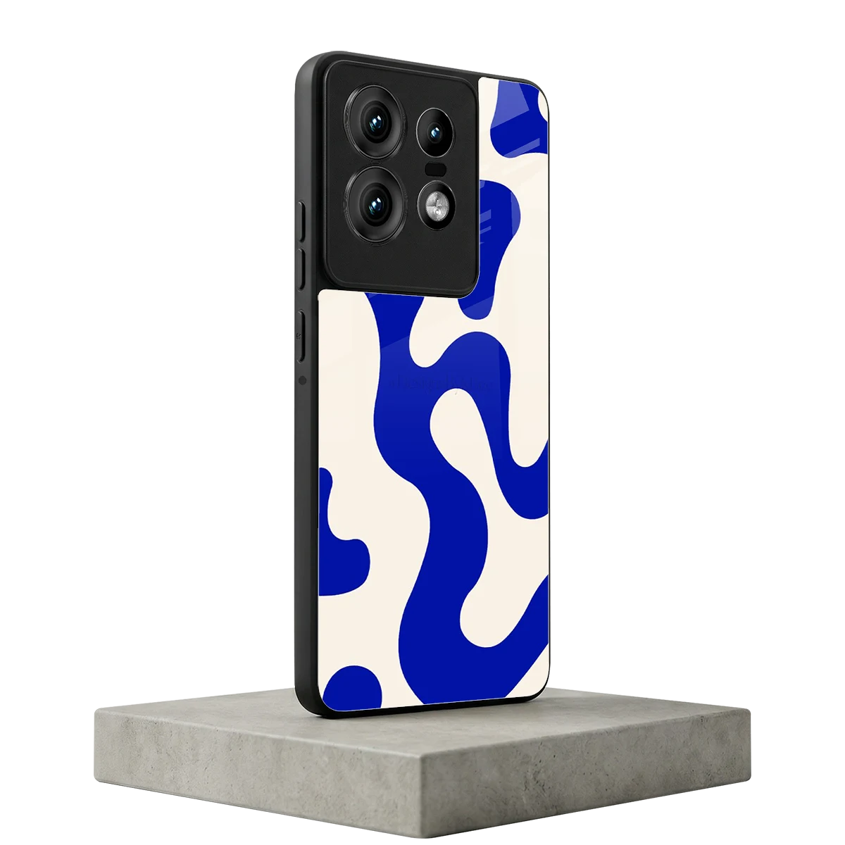 Blue Drift motorola edge 50 pro mobile cover | shockproof glass phone case