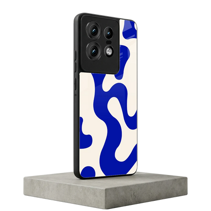 Blue Drift motorola edge 50 pro mobile cover | shockproof glass phone case
