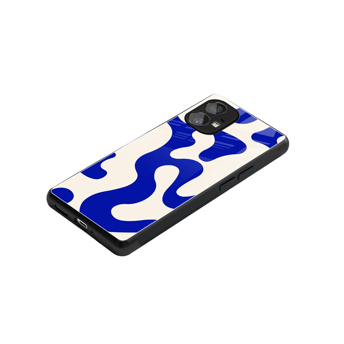 Blue Drift stylish phone case for nothing phone 1 | glossy glass and slim fit