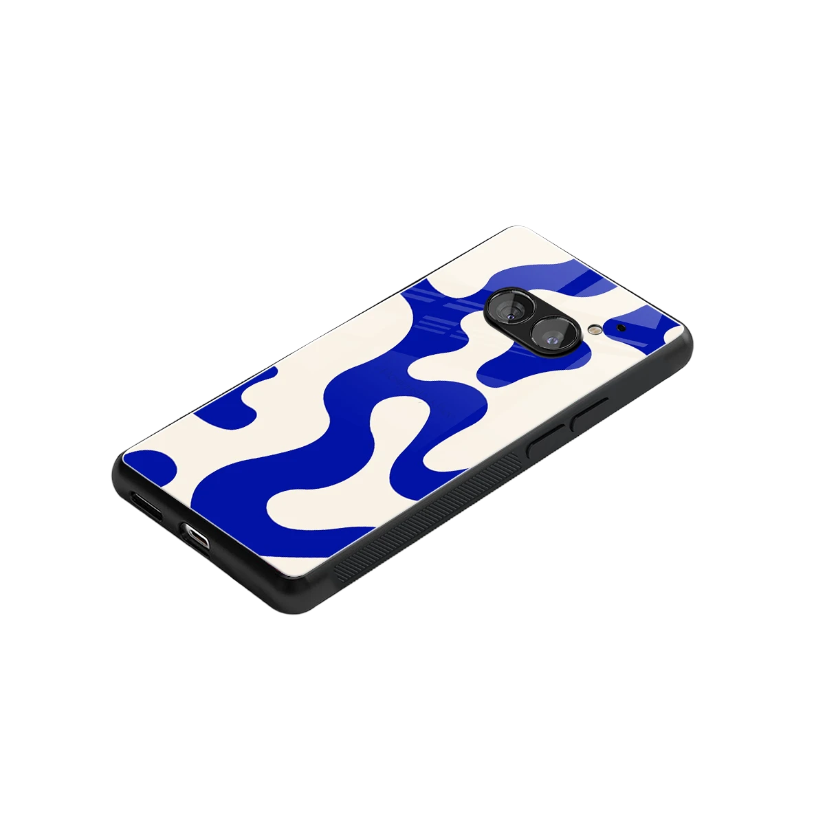 Blue Drift stylish phone case for nothing phone 2a plus | glossy glass and slim fit