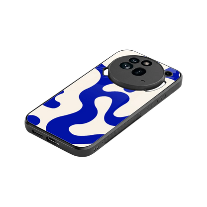Blue Drift stylish phone case for nothing phone 3a pro | glossy glass and slim fit