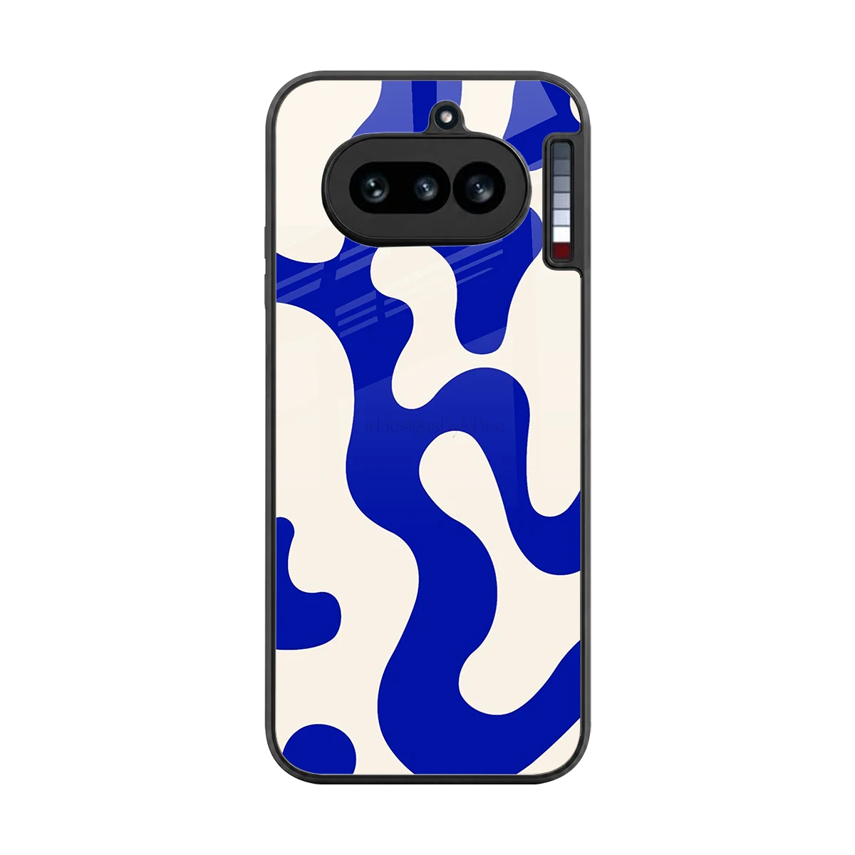 Blue Drift back phone cover | glass case for nothing phone 4a