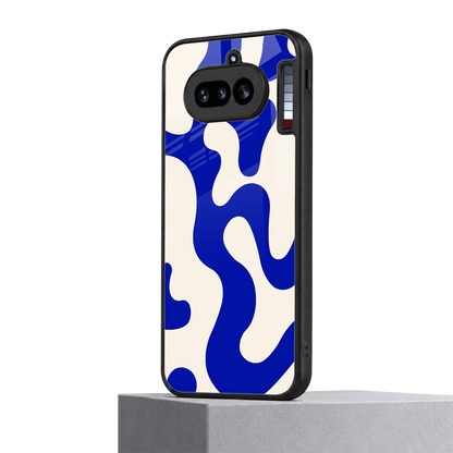 Blue Drift nothing phone 4a mobile cover | shockproof glass phone case