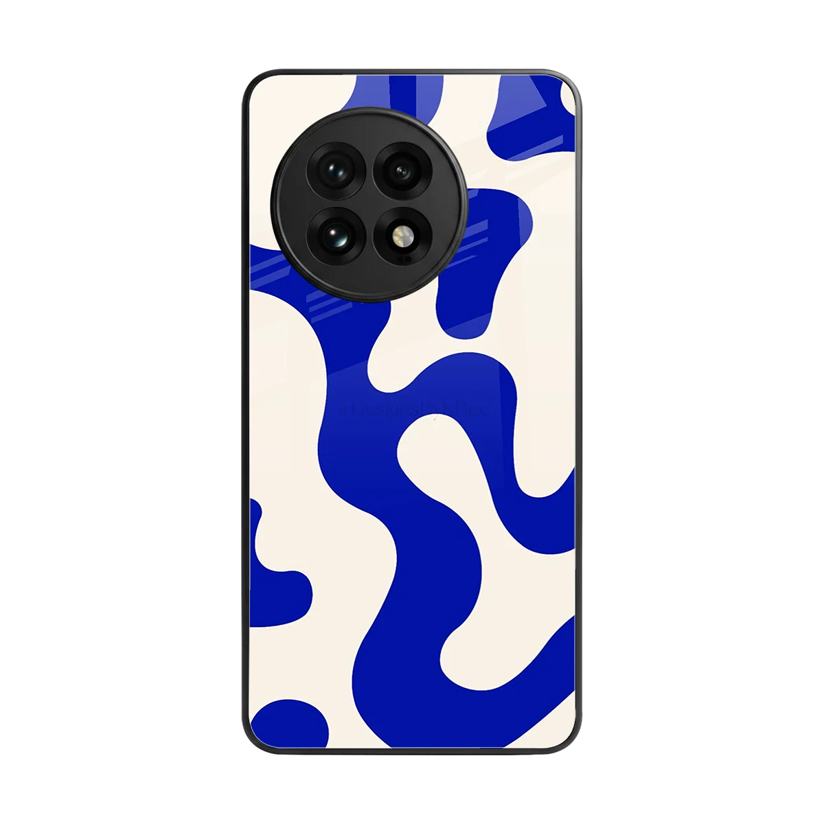 Blue Drift back phone cover | glass case for oneplus 13r