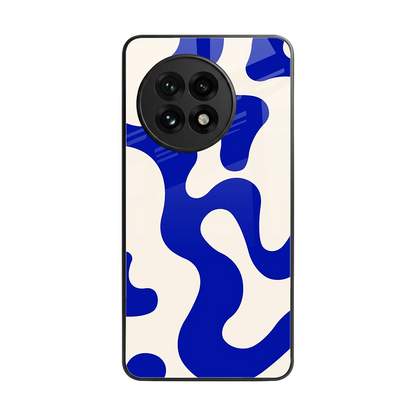 Blue Drift back phone cover | glass case for oneplus 13r