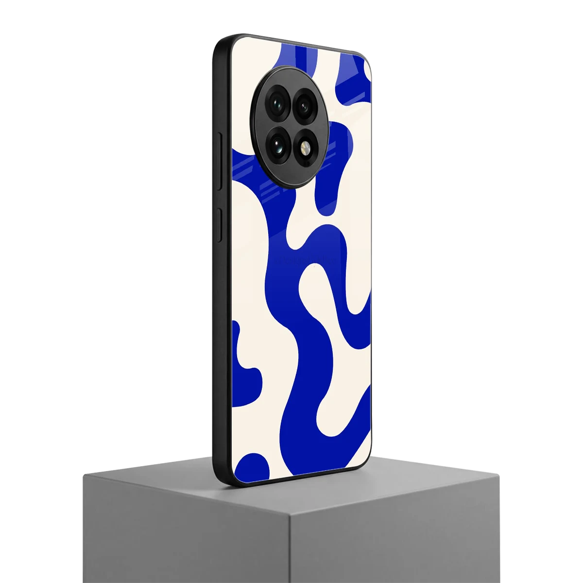 Blue Drift oneplus 13r mobile cover | shockproof glass phone case