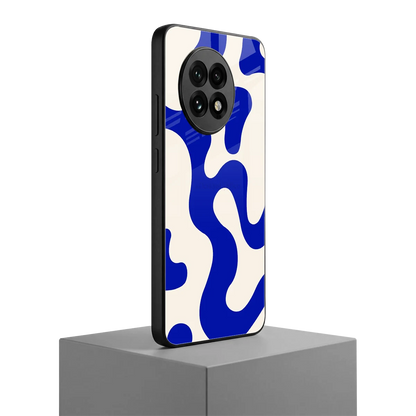 Blue Drift oneplus 13r mobile cover | shockproof glass phone case