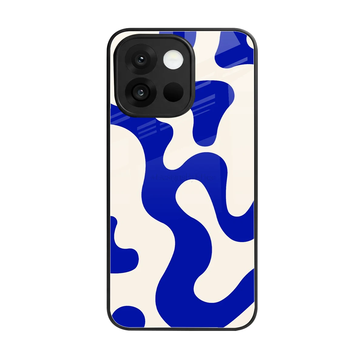 Blue Drift back phone cover | glass case for oneplus 13s
