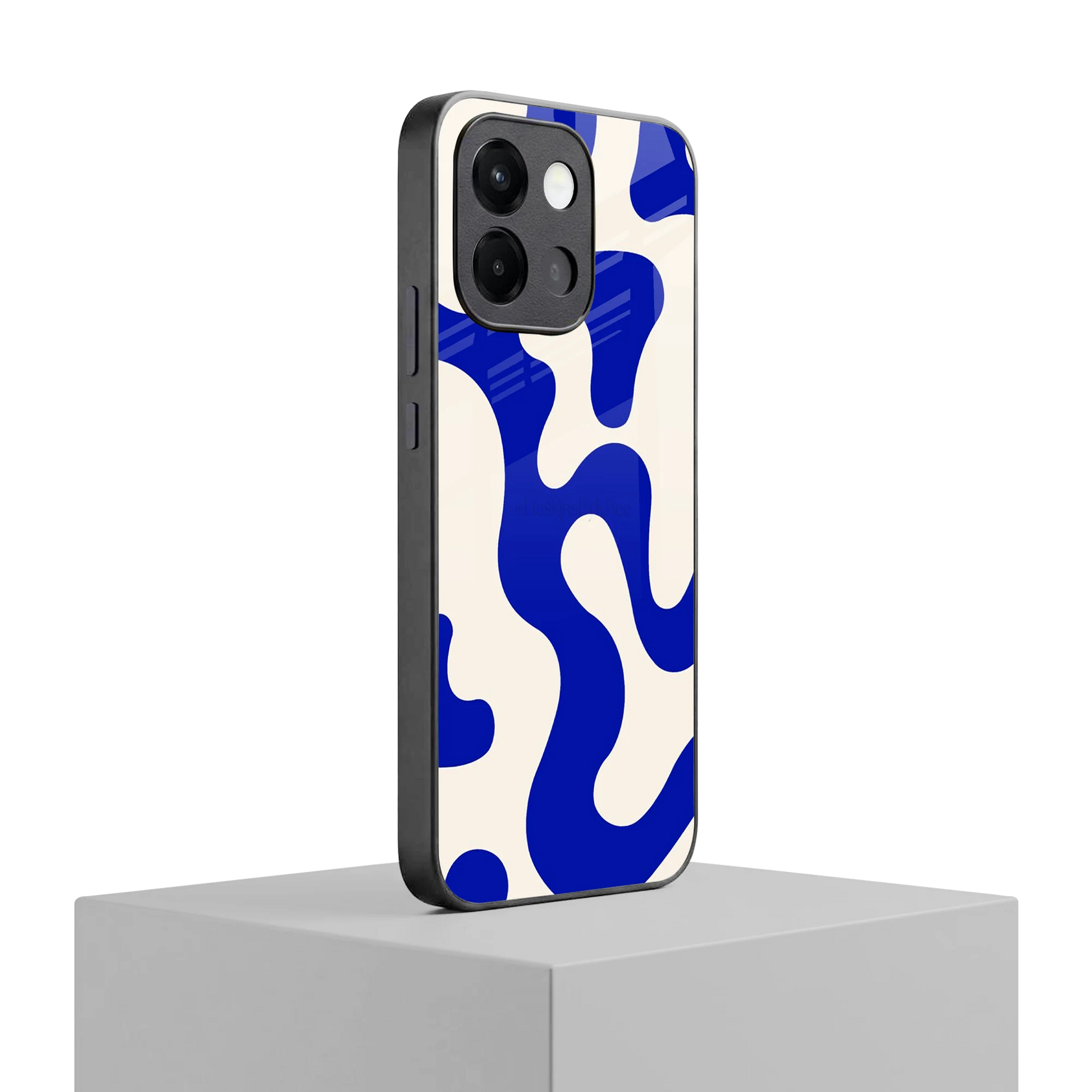 Blue Drift oneplus 13s mobile cover | shockproof glass phone case