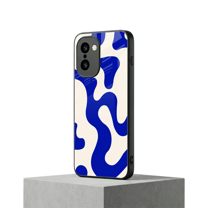 Blue Drift oneplus 15r mobile cover | shockproof glass phone case