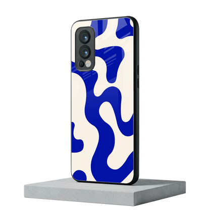 Blue Drift oneplus nord 2 mobile cover | shockproof glass phone case