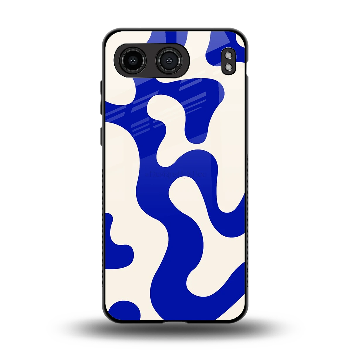 Blue Drift back phone cover | glass case for oneplus nord 4