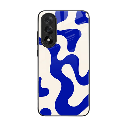 Blue Drift back phone cover | glass case for oneplus nord 5