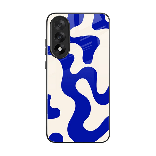 Blue Drift back phone cover | glass case for oneplus nord 5