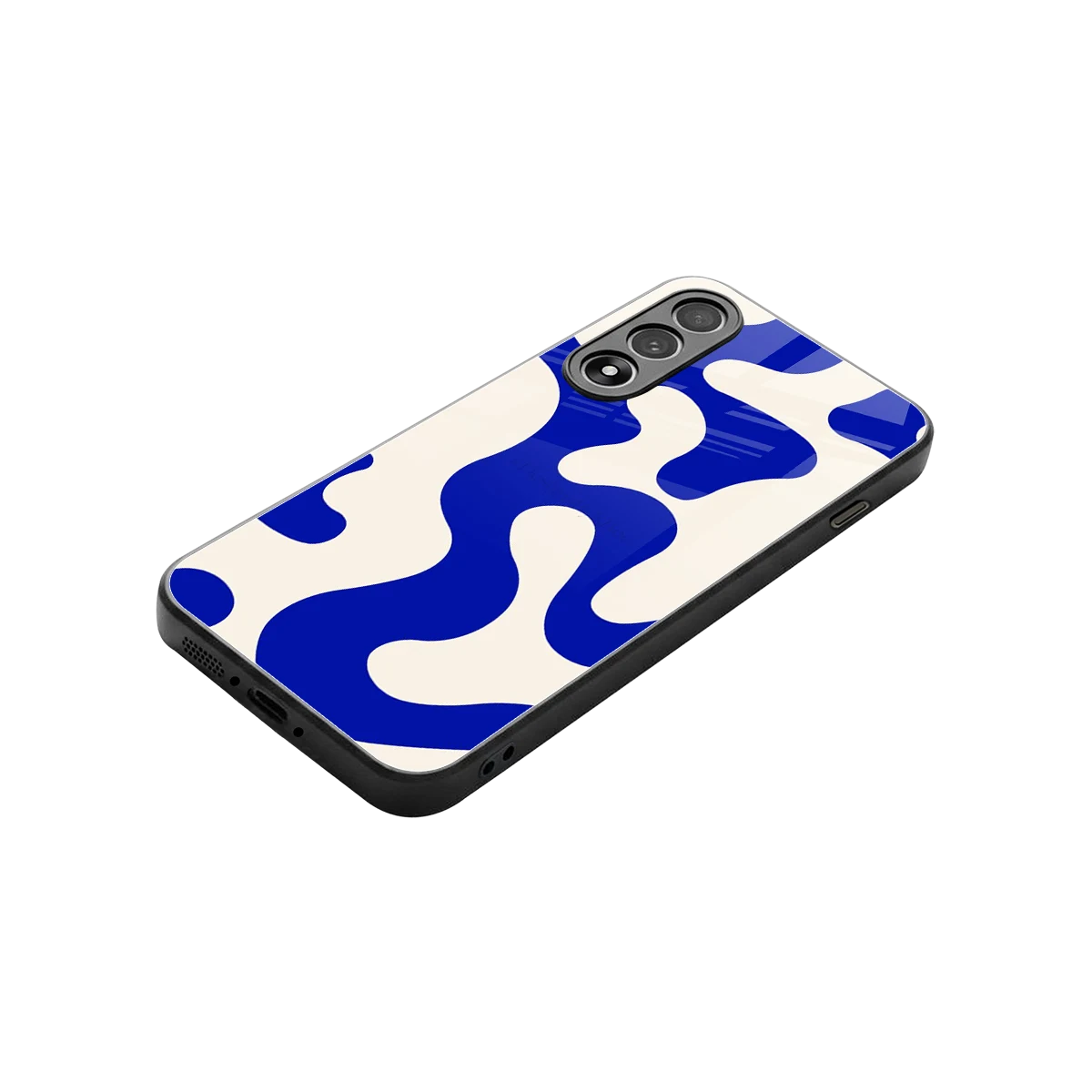 Blue Drift stylish phone case for oneplus nord 5 | glossy glass and slim fit