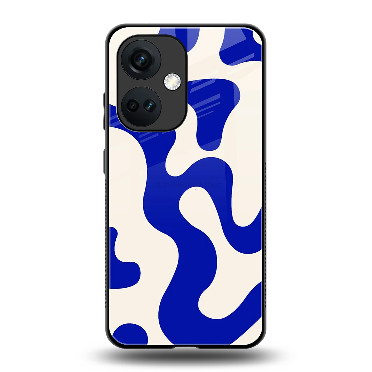 Blue Drift back phone cover | glass case for oneplus nord ce 3