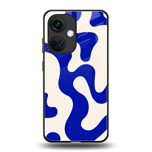 Blue Drift back phone cover | glass case for oneplus nord ce 3