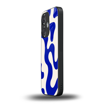 Blue Drift oneplus nord ce 3 mobile cover | shockproof glass phone case