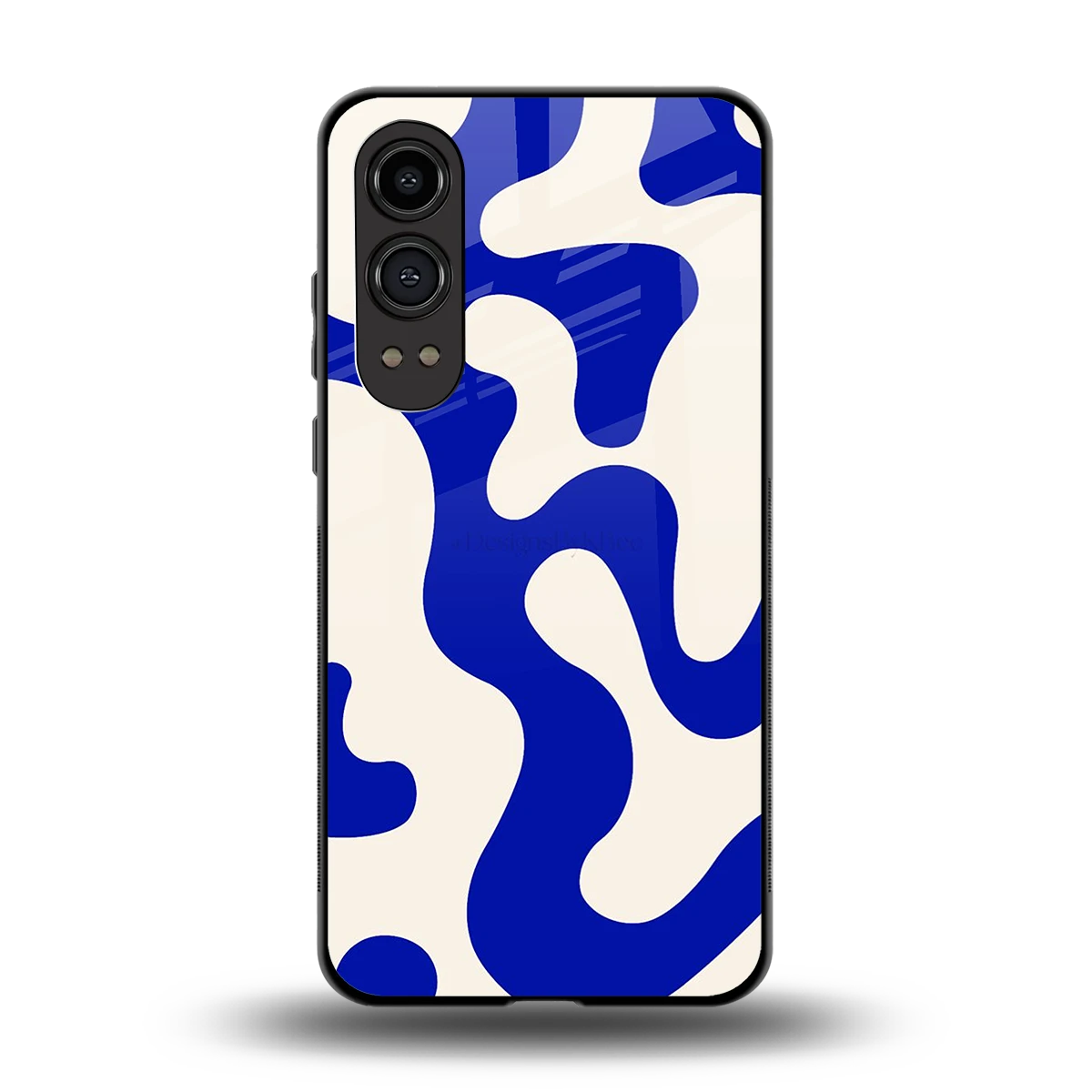 Blue Drift back phone cover | glass case for oneplus nord ce 4 lite