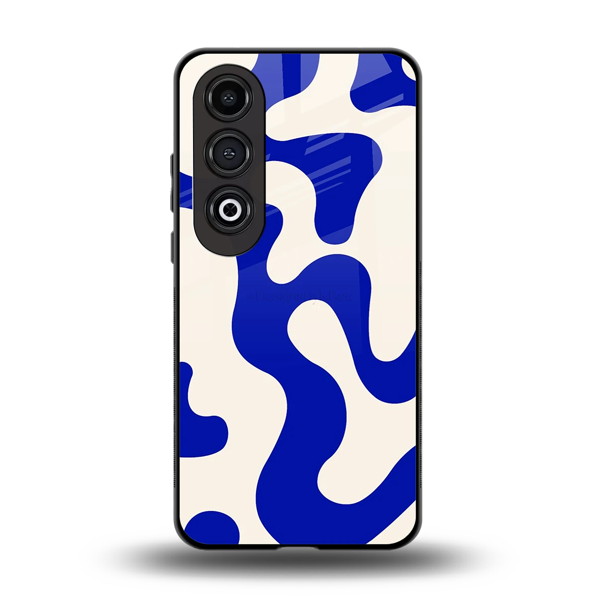 Blue Drift back phone cover | glass case for oneplus nord ce 4