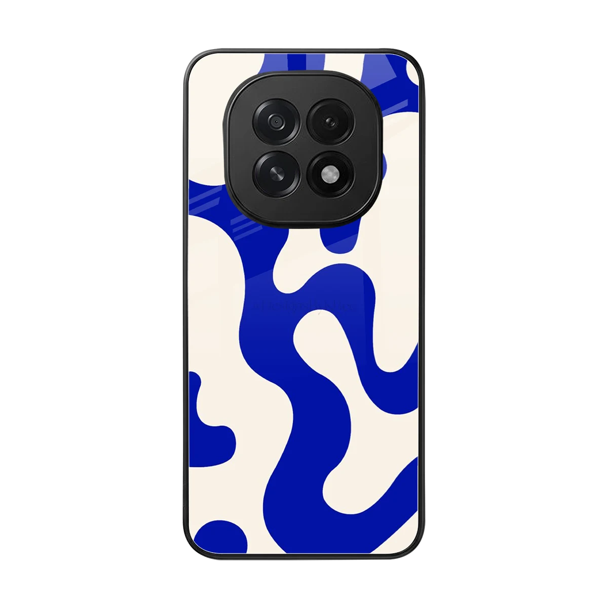 Blue Drift back phone cover | glass case for oppo f29 5g