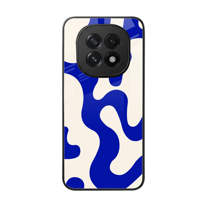 Blue Drift back phone cover | glass case for oppo f29 5g