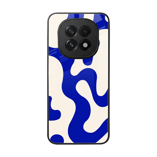 Blue Drift back phone cover | glass case for oppo f29 5g
