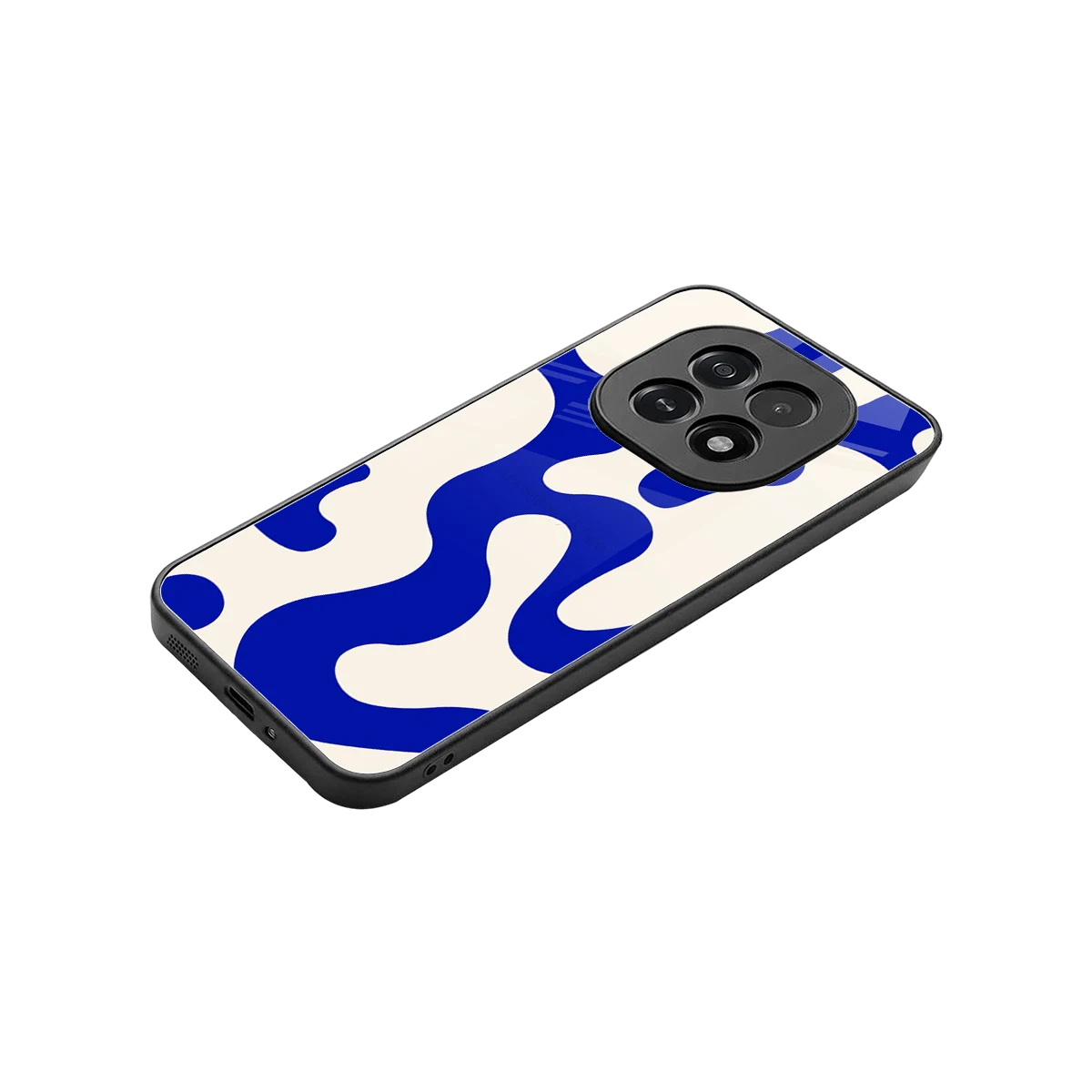 Blue Drift stylish phone case for oppo f29 5g | glossy glass and slim fit
