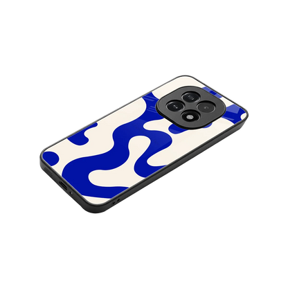Blue Drift stylish phone case for oppo f29 5g | glossy glass and slim fit