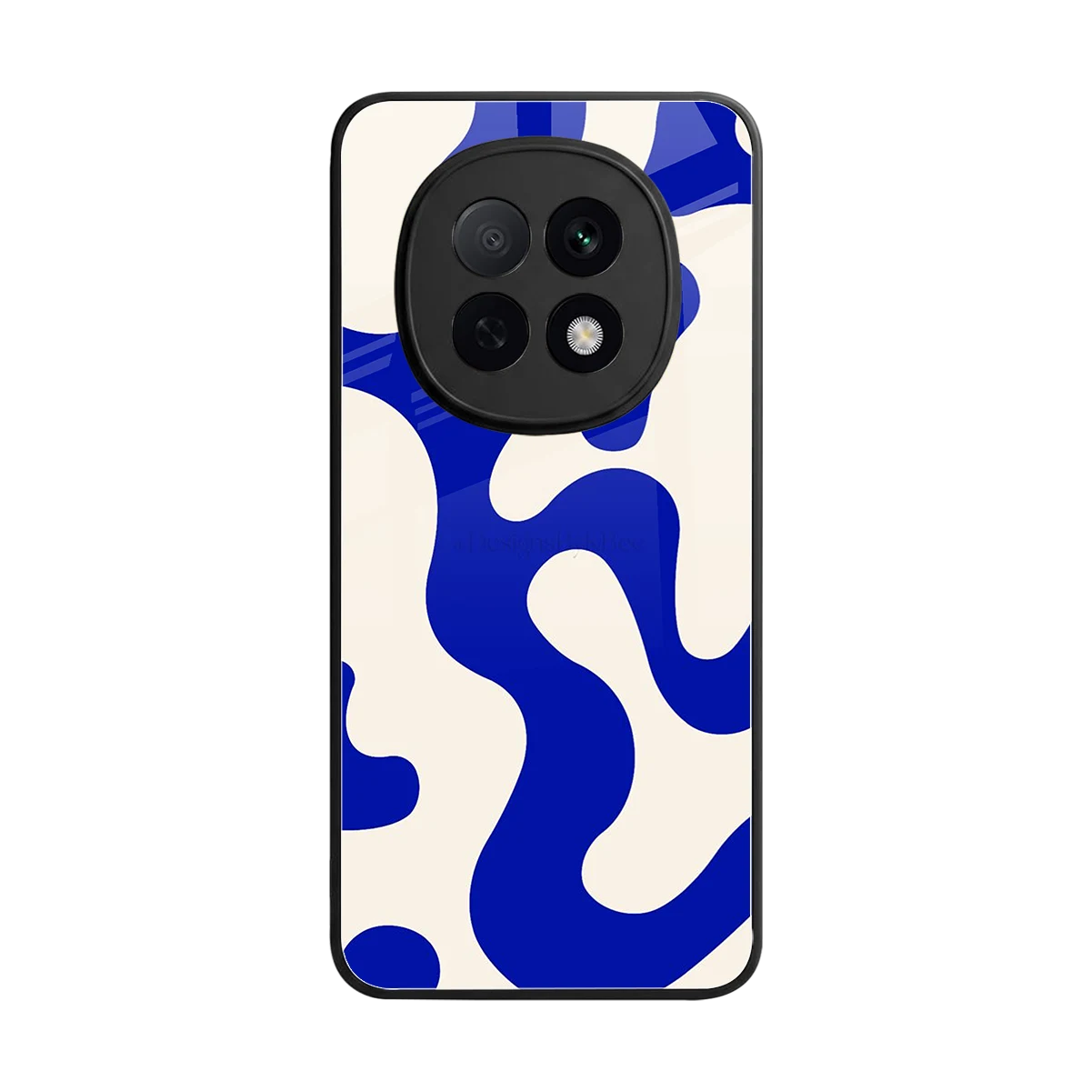 Blue Drift back phone cover | glass case for oppo f29 pro 5g