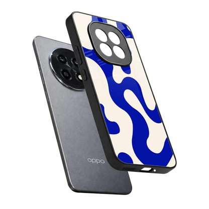 Blue Drift sleek oppo f29 pro 5g cover with tempered glass back and TPU edges