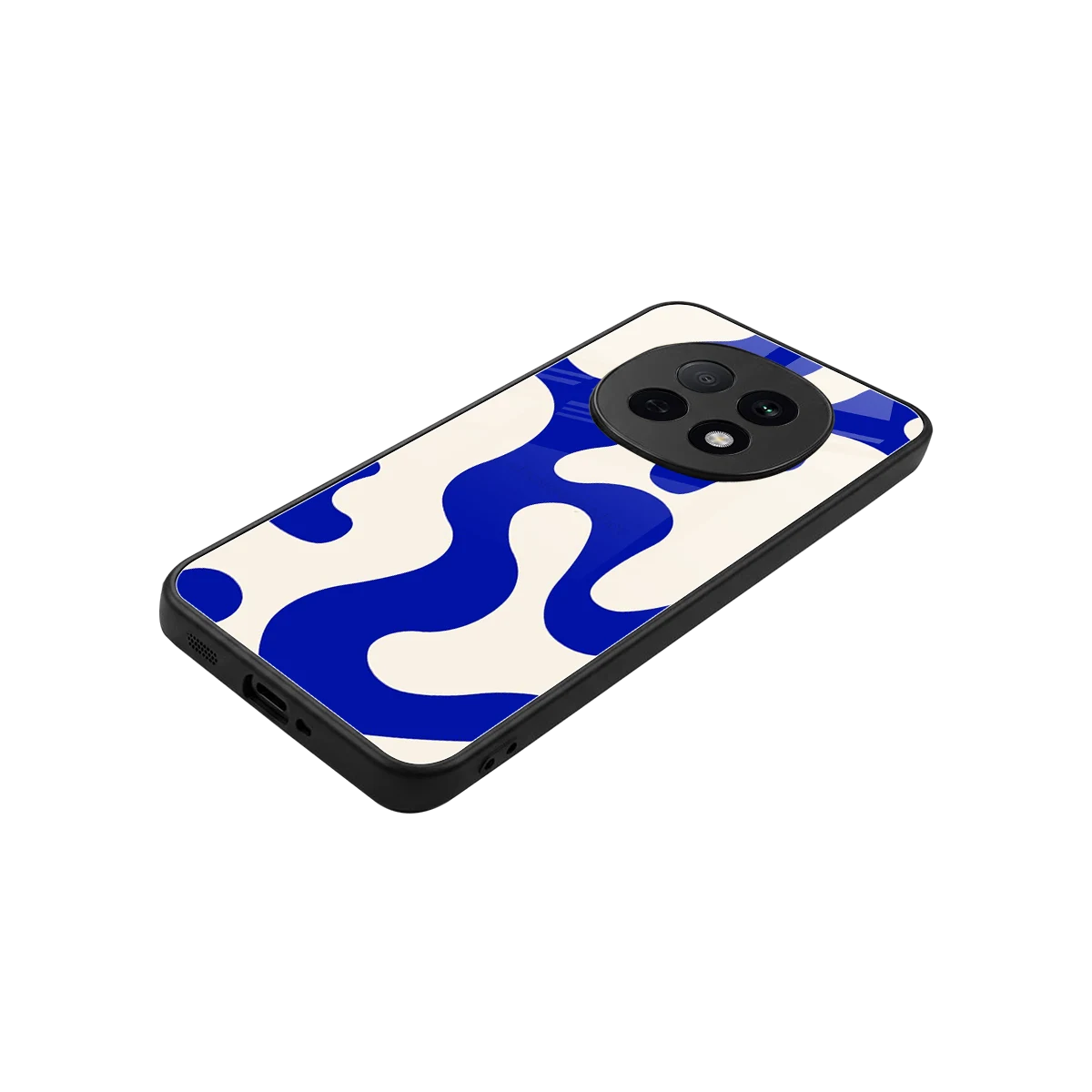 Blue Drift stylish phone case for oppo f29 pro 5g | glossy glass and slim fit