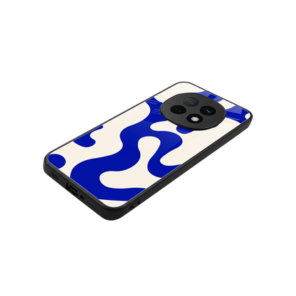 Blue Drift stylish phone case for oppo f29 pro 5g | glossy glass and slim fit