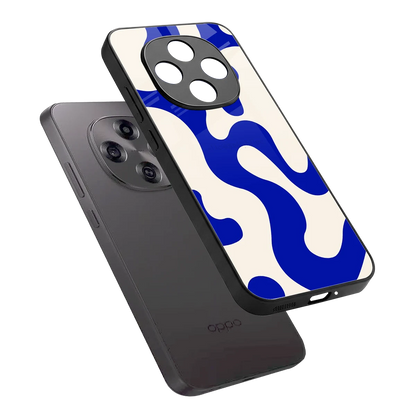 Blue Drift sleek oppo f31 pro 5g cover with tempered glass back and TPU edges